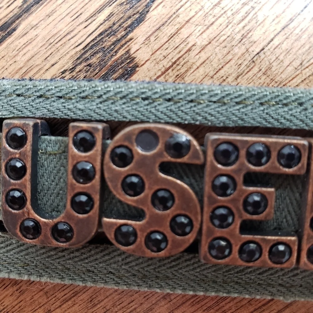Used Jeans Belt made in France